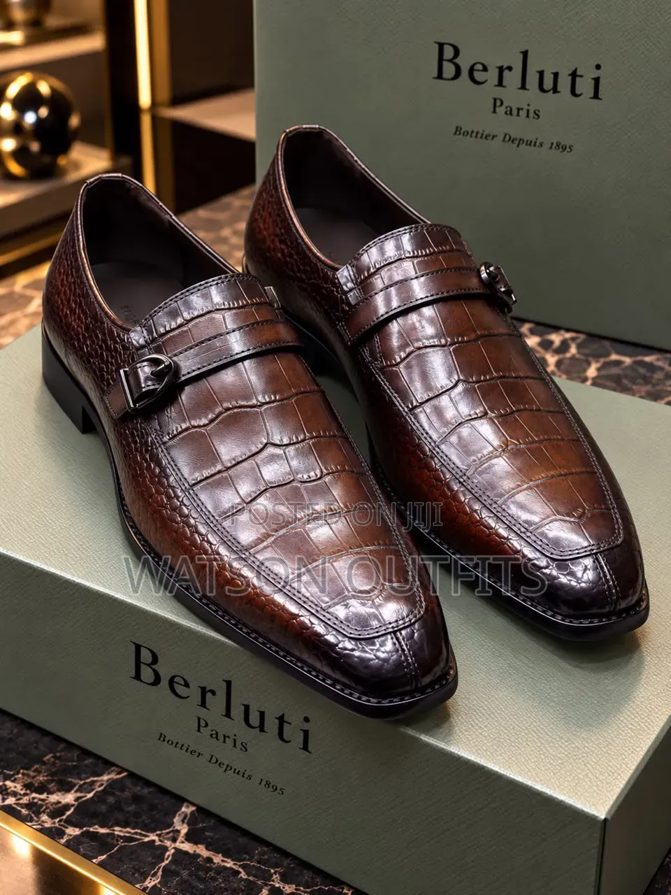 2 Colours Berluti Brands Men's Leather Shoes Hotly Looking