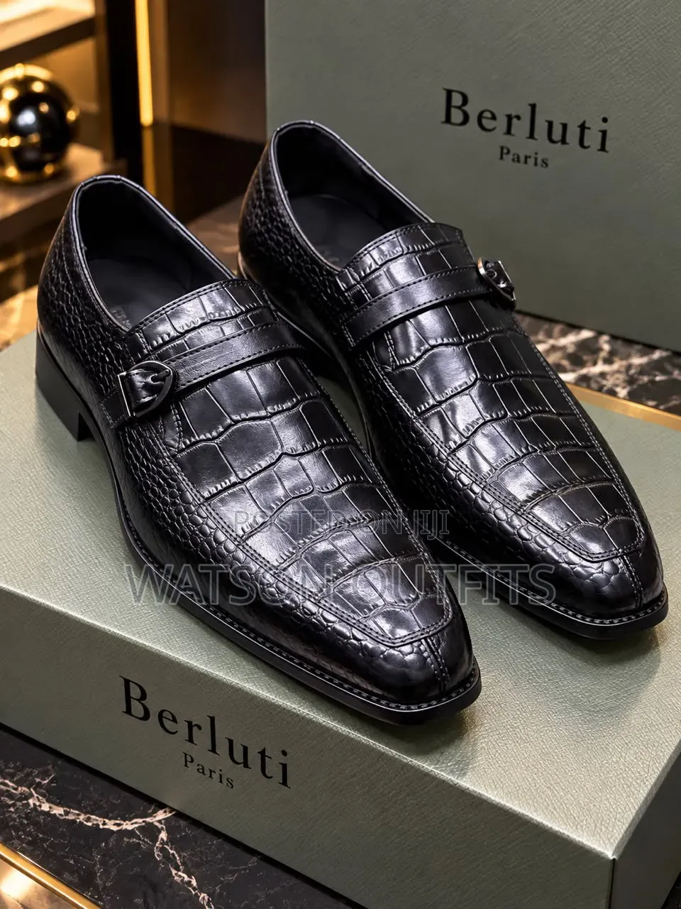 2 Colours Berluti Brands Men's Leather Shoes Hotly Looking