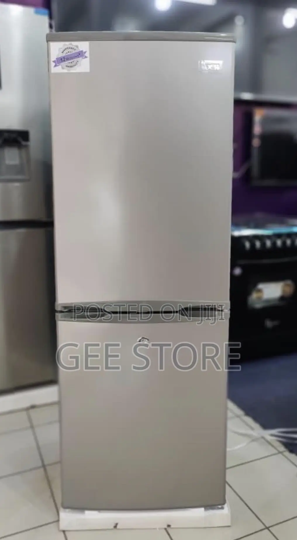 Roch Double Door Bottom Freezer Refrigerator 204L