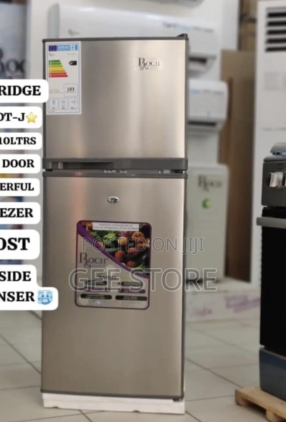 Roch Double Door Refrigerator (Model RFR-135DT-J)