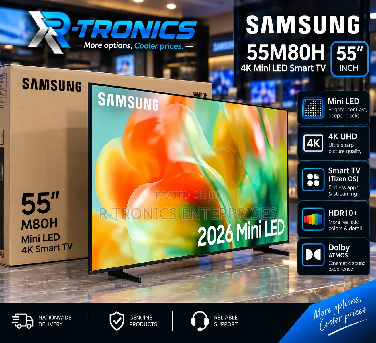 Samsung 55" M80H (2026) Mini LED Smart TV