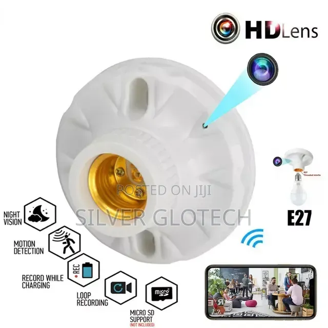 Bulb Holder Spy Camera
