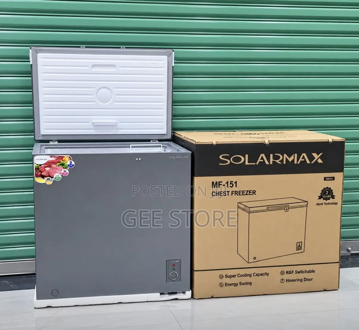Solarmax Chest Freezer (Model MF-151) With a 150-Liter