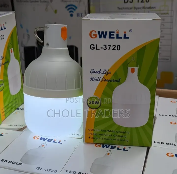 GWELL Portable Rechargeable Bulbs Available Now