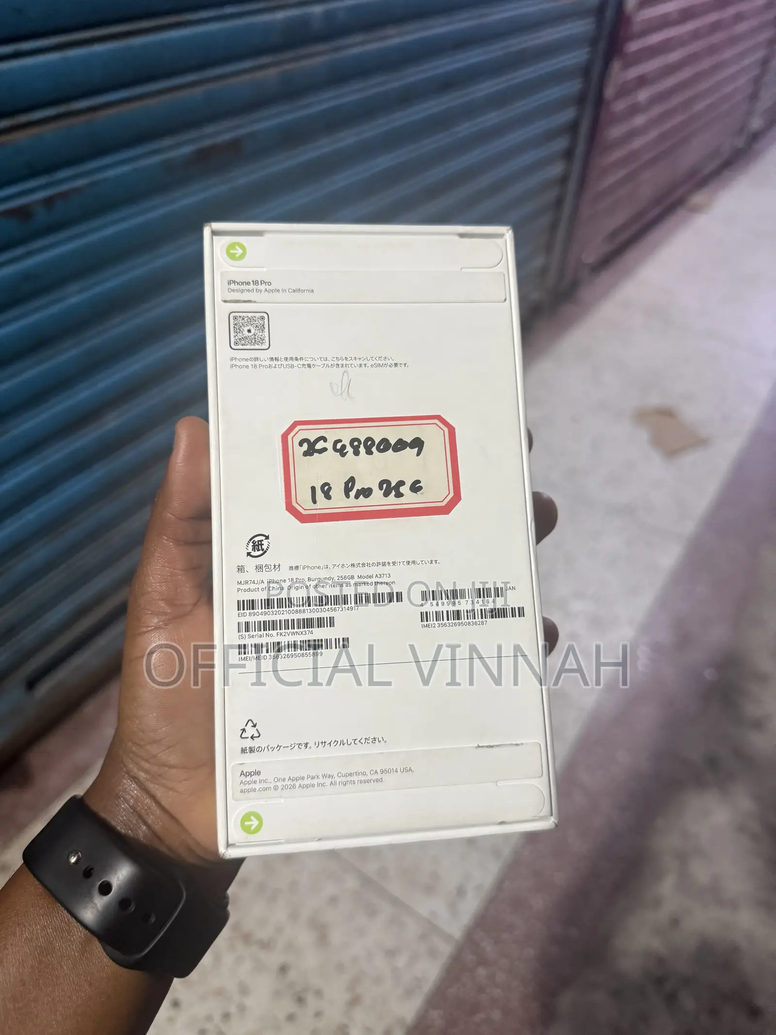 New Apple iPhone 18 Pro 256 GB