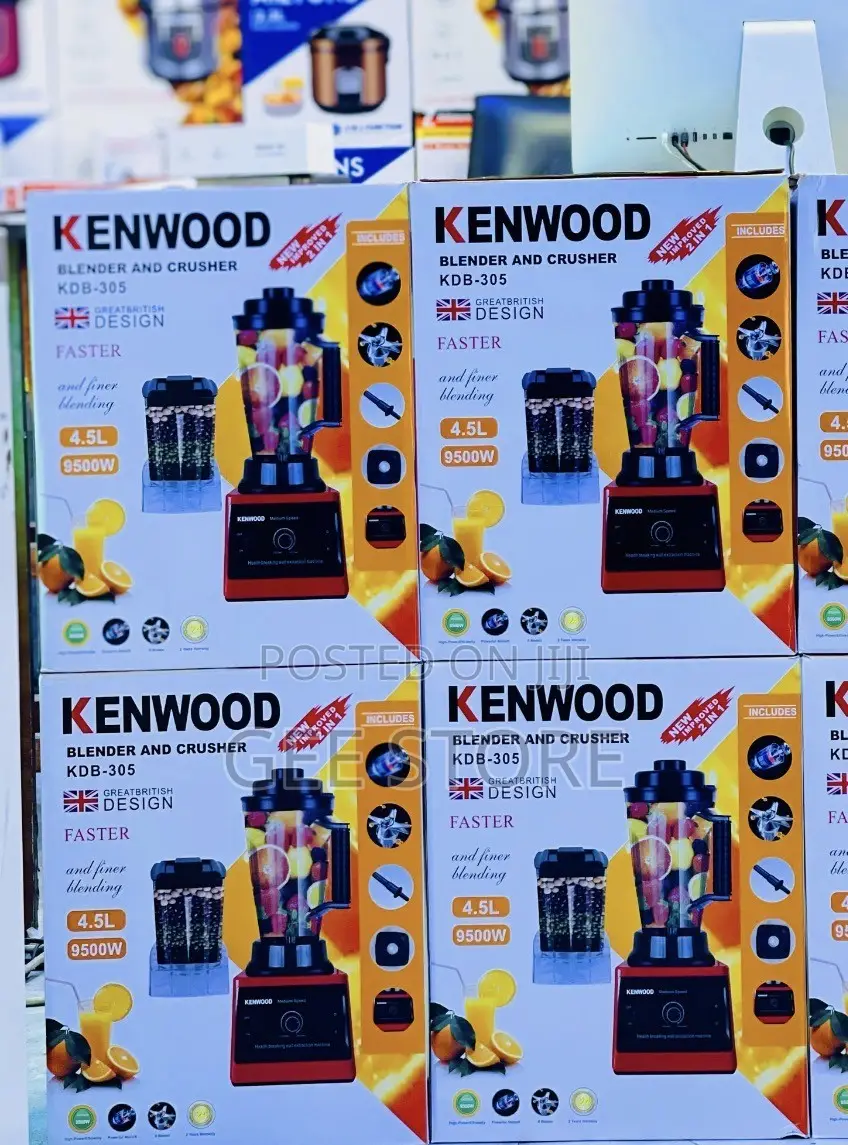 Kenwood Blender and Crusher KDB-305, a 2-in-1 Heavy-Duty