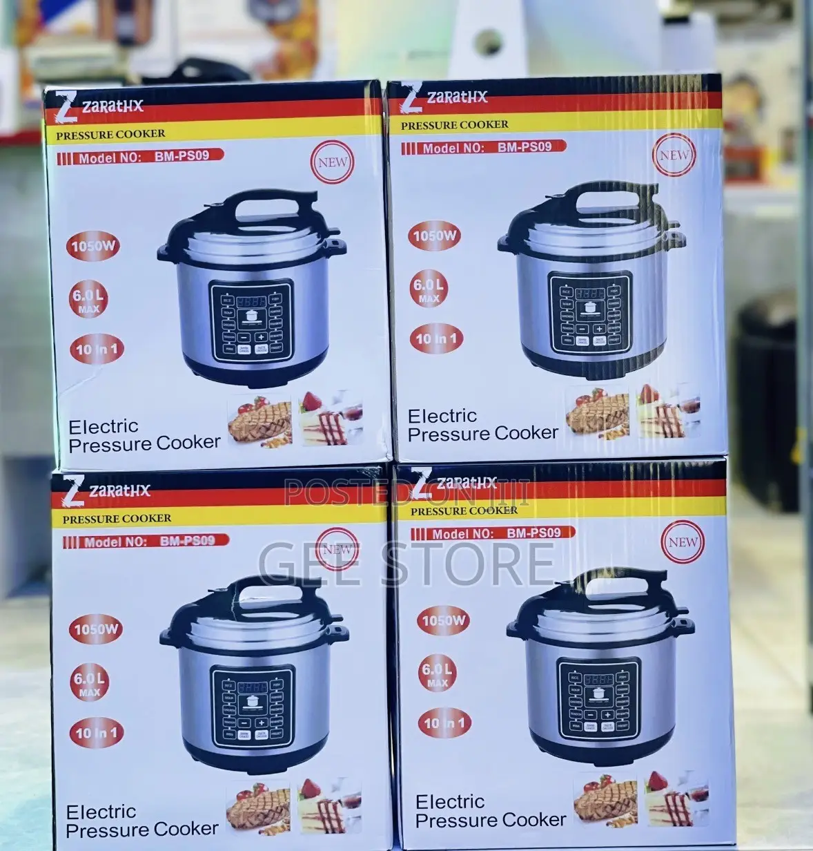 Zarathx Electric Pressure Cooker (Model BM-PS09),