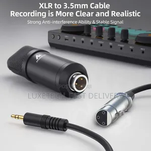 Maono AU-A03 Condenser Microphone Kit Podcast Mic With Boom Arm Stand