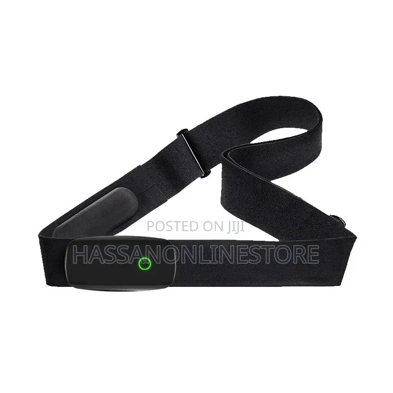 Green Lion Cardio Band Chest Strap - Black