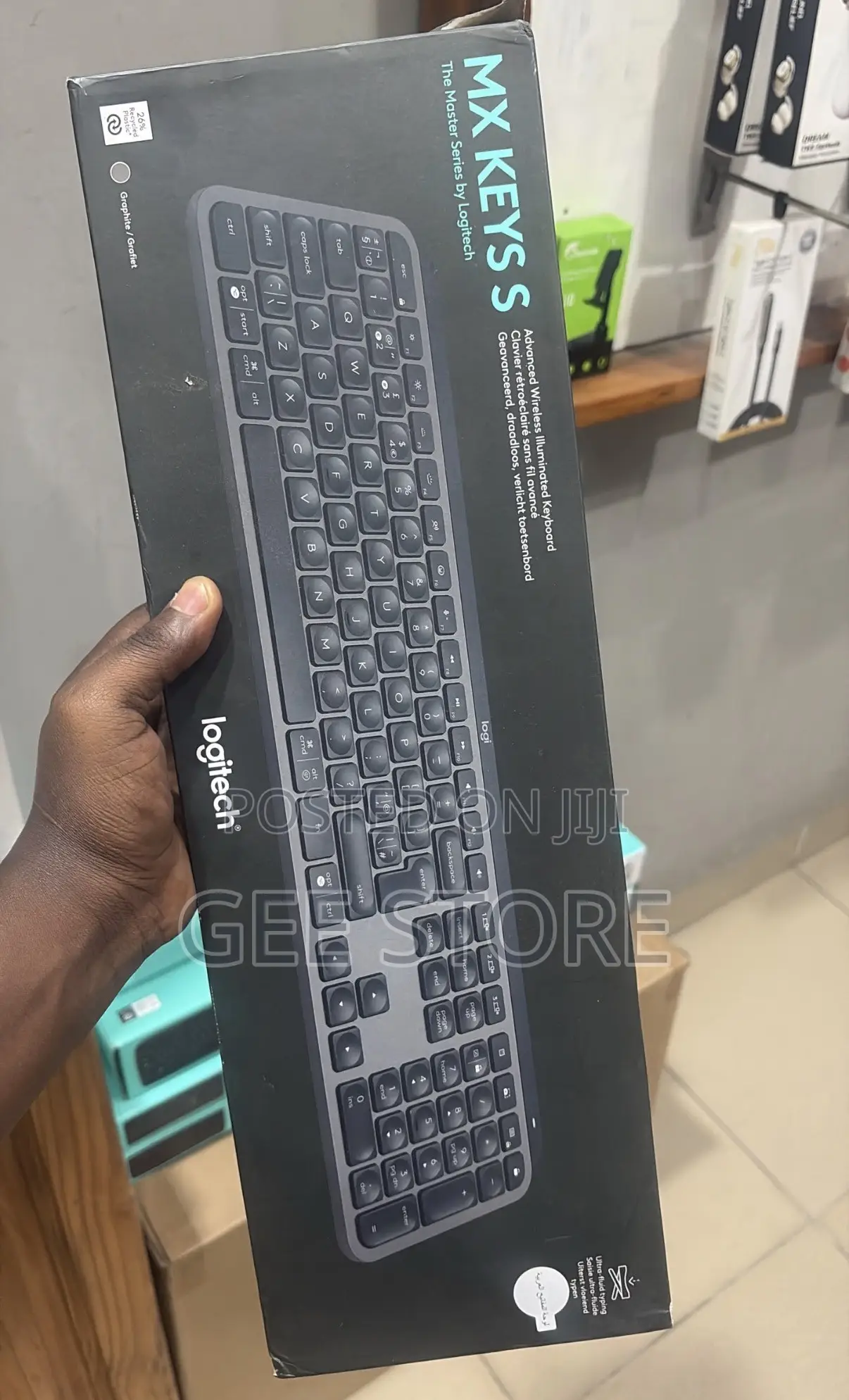 Logitech MX Keys S Advanced Wireless Illuminated Keyboard