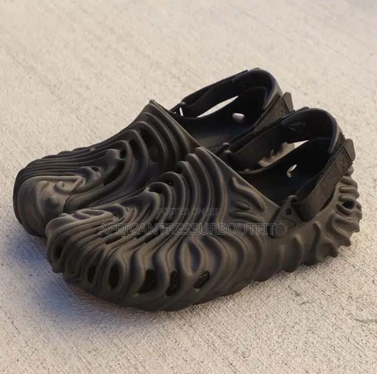 Crocs Pollex Clog Featuring a Distinctive Fingerprint and Adjstable