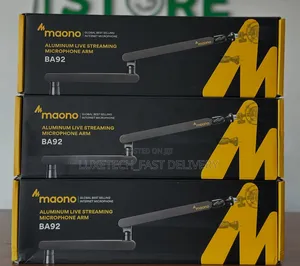 Maono BA92 Low Profile Aluminum Mic Boom Arm – Podcast Streaming Stand