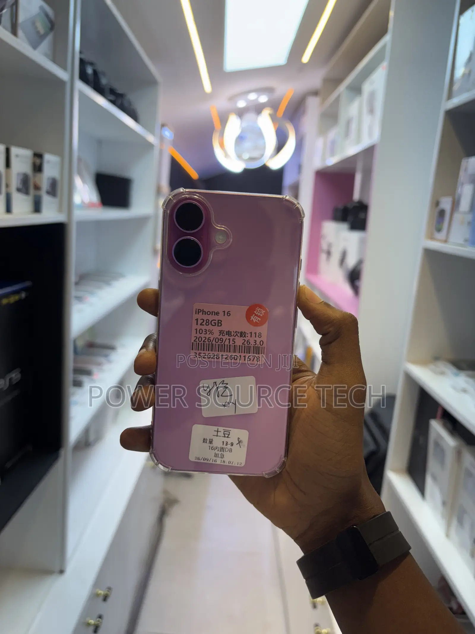 New Apple iPhone 16 128 GB Pink