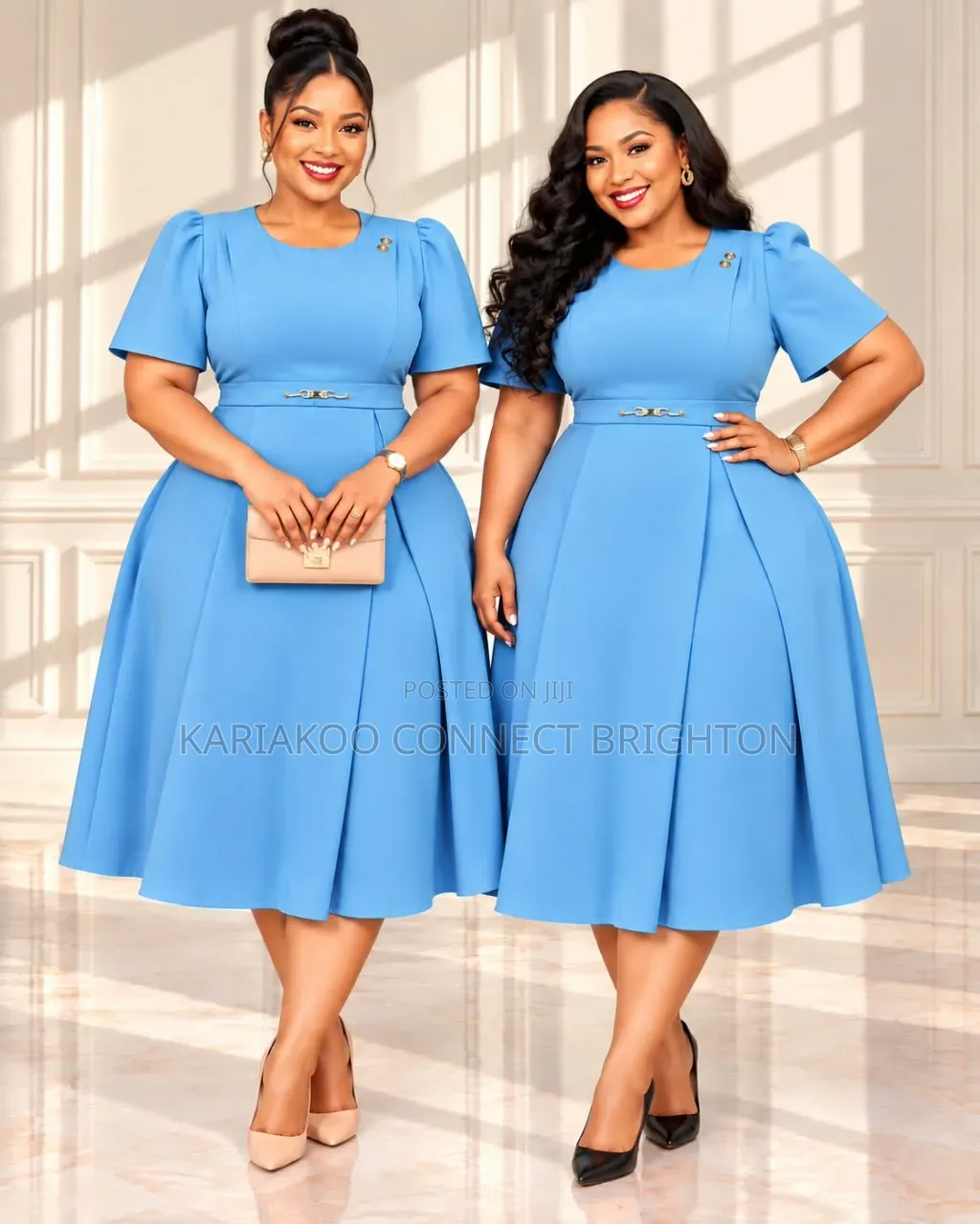 White Women's Elegant Dress