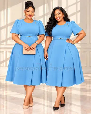 White Women's Elegant Dress
