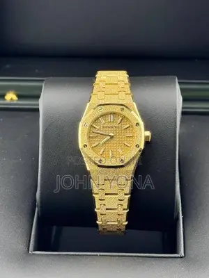 Audemars Piguet Royal Oak Mini Frosted Gold Quartz Watch