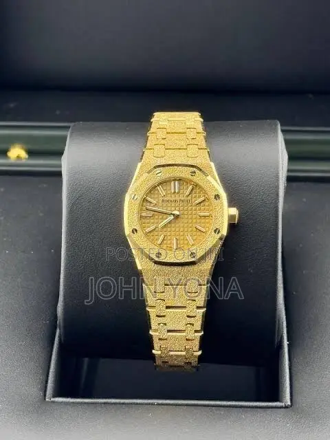 Audemars Piguet Royal Oak Mini Frosted Gold Quartz Watch