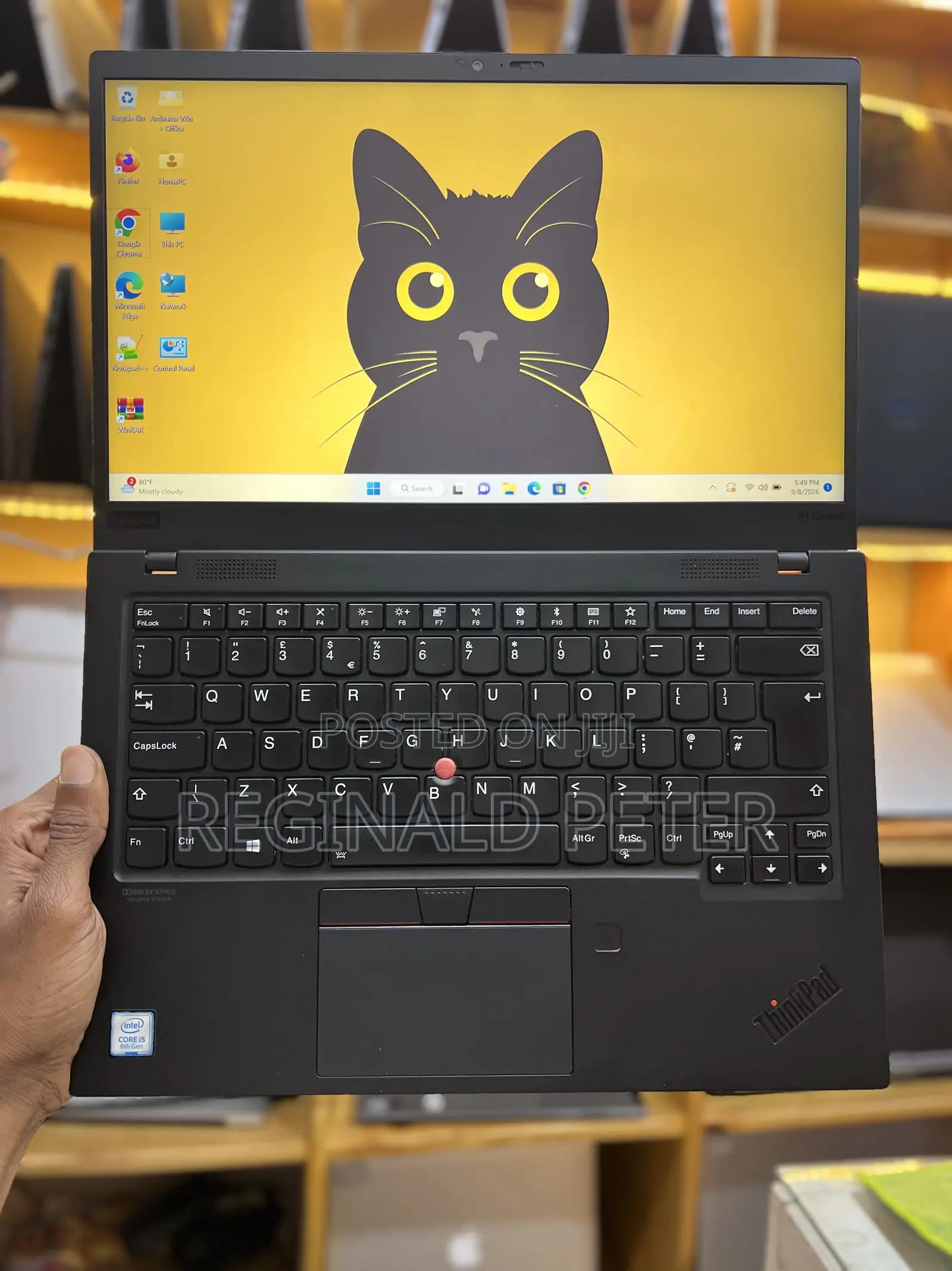 Laptop Lenovo ThinkPad X1 Carbon 8GB Intel Core i5 SSD 256GB