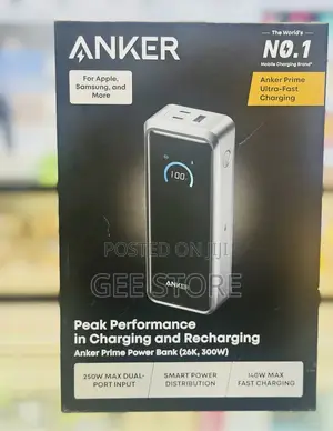 Anker Prime Power Bank (, 300W), a High-Capacity Portable Charger