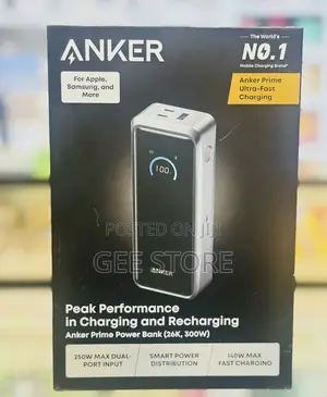 Anker Prime Power Bank (, 300W), a High-Capacity Portable Charger