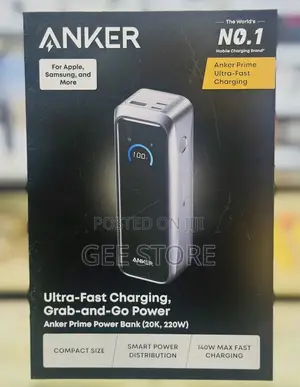 Anker Prime Power Bank (, 220W) High-Performance Portable Charger