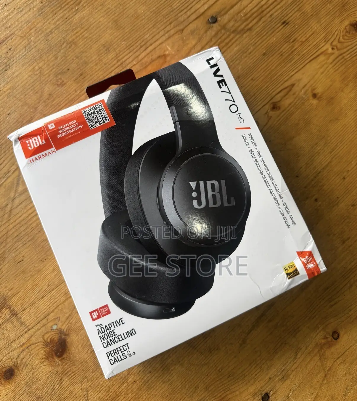 JBL Live 770NC Wireless Over-Ear Headphones