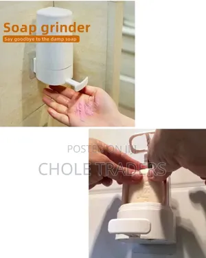 Wall-Mounted Bar Soap Grinder / Powder Dispenser