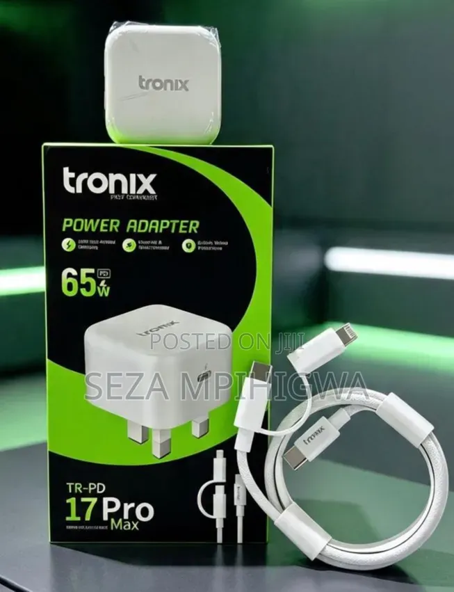 Charger Tronix Original 65W Super Fast Charger (USB 2 in 1)
