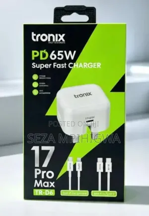 charger Tronix Original 65w Super Fast USB Typc to Typc,USB