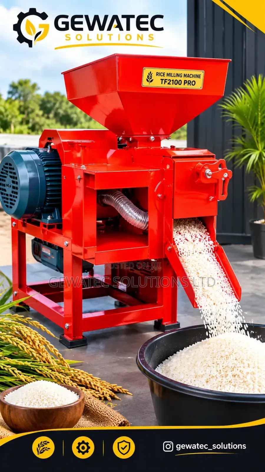 TF2100 PRO Rice Milling Machine – Toan Phat