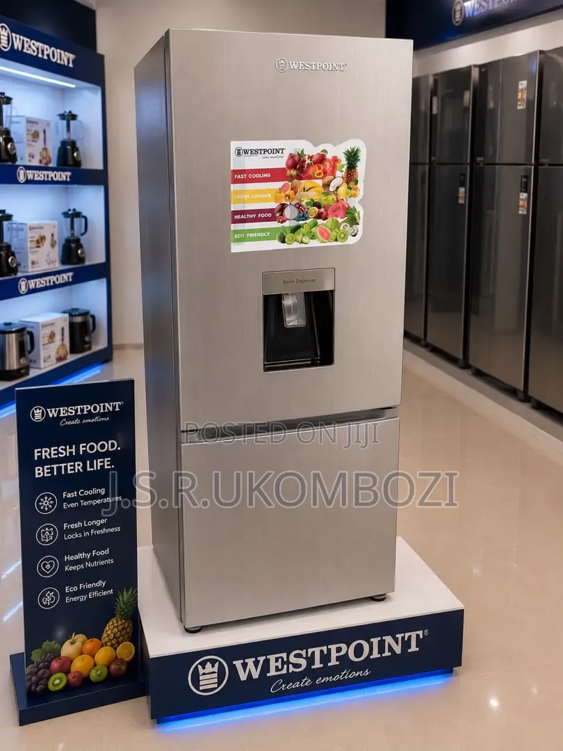 West Point Fridge Combi Freezer Droo 243Litres Model Wck2524