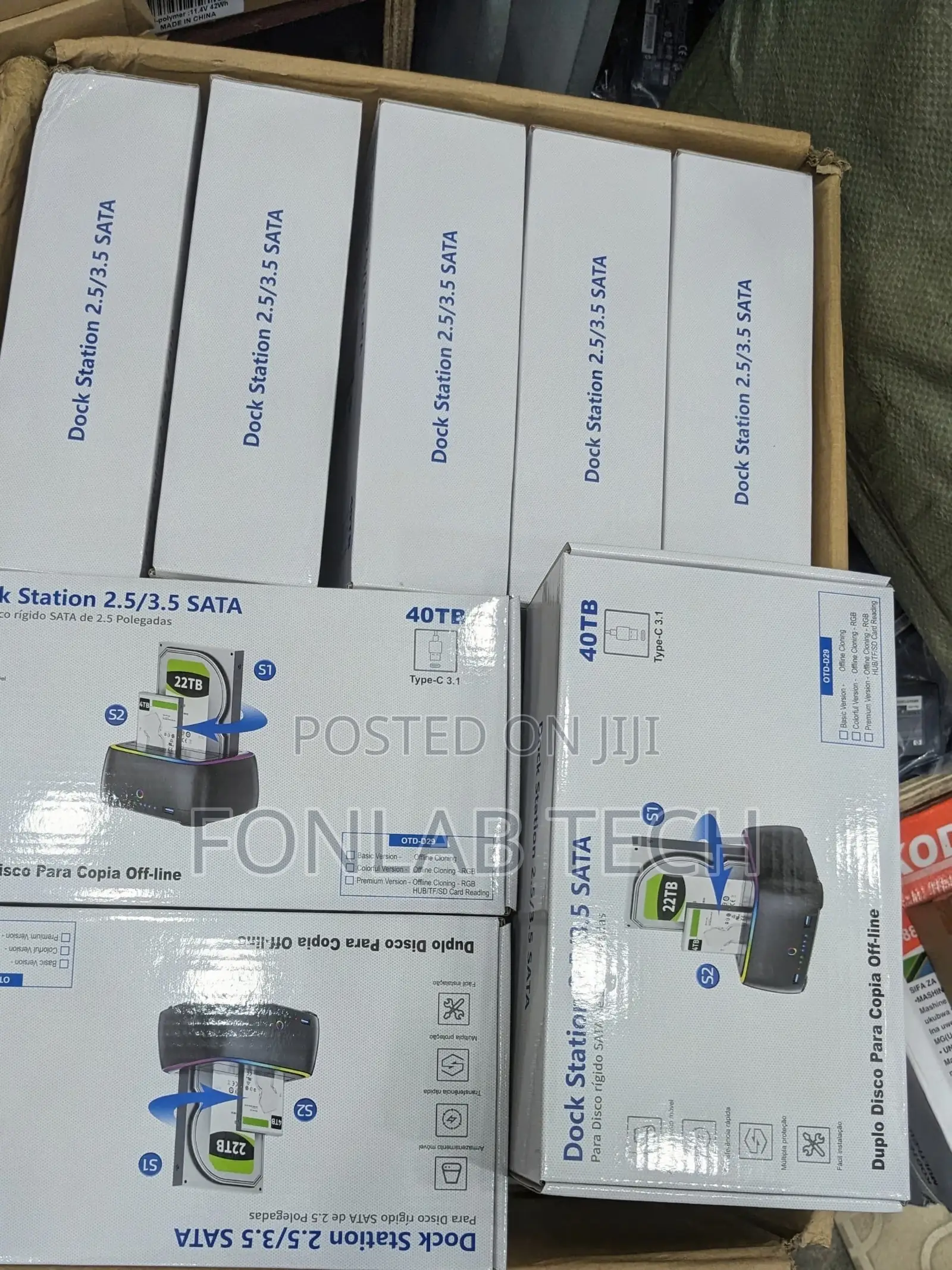 HARDDISK DOCK STATION (Kifaa Cha Kuwekea Harddisk. Isome Kwa PC)