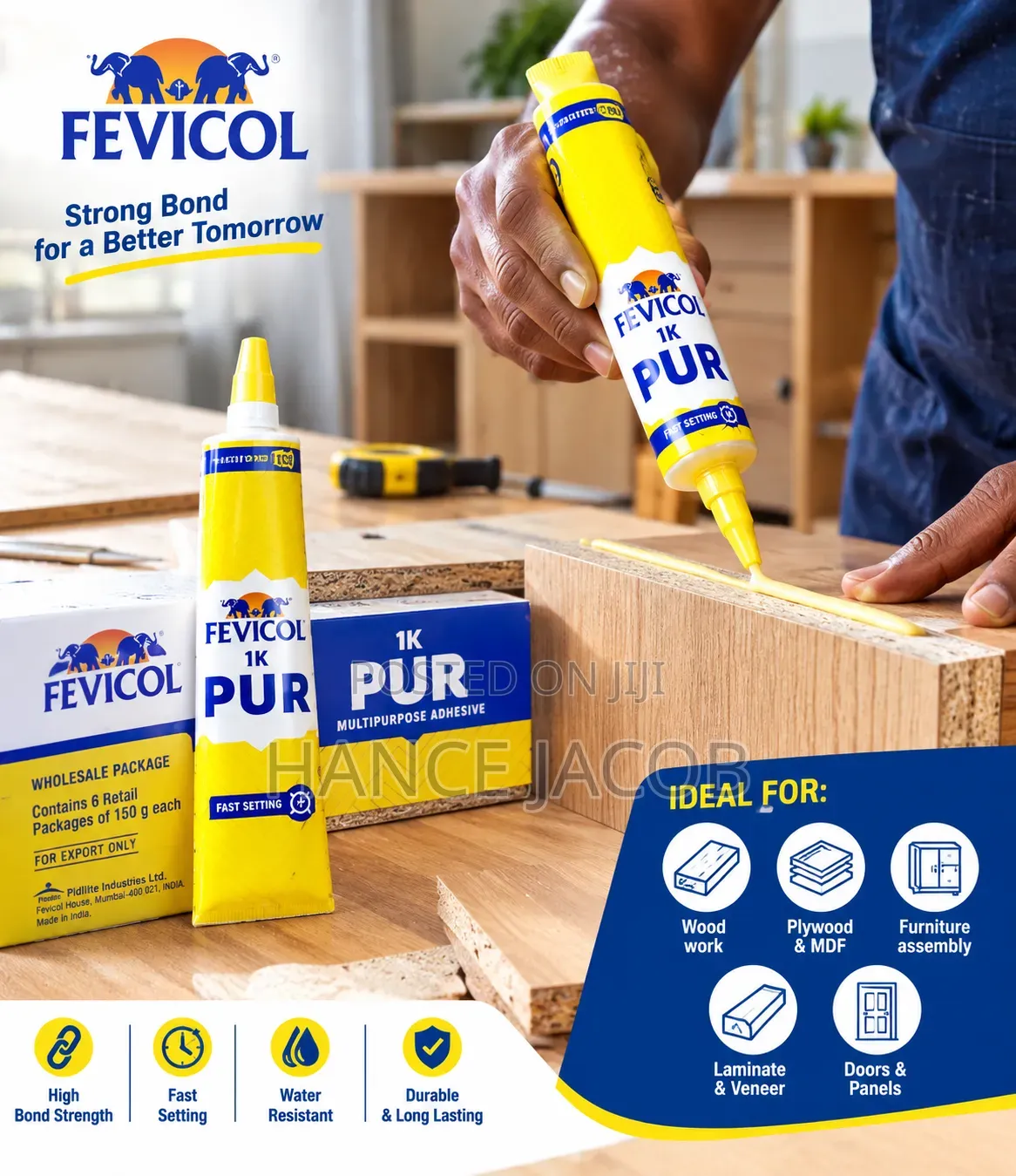 Fevicol PUR Adhesive 150g – Strong Water Resistant