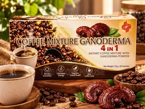 Instant Coffee Mixture With Ganoderma Powder