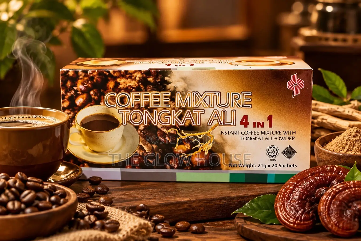 Instant Coffee Mixture With Tongkat Ali 4 in 1
