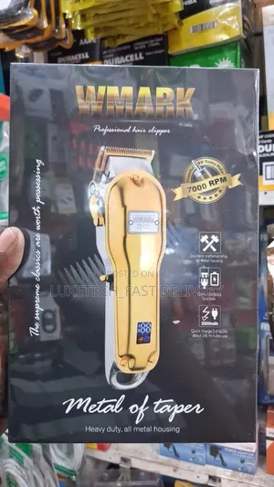 WMARK NG-2020B Cordless Hair Clipper – All Metal Barber Fade Trimmer