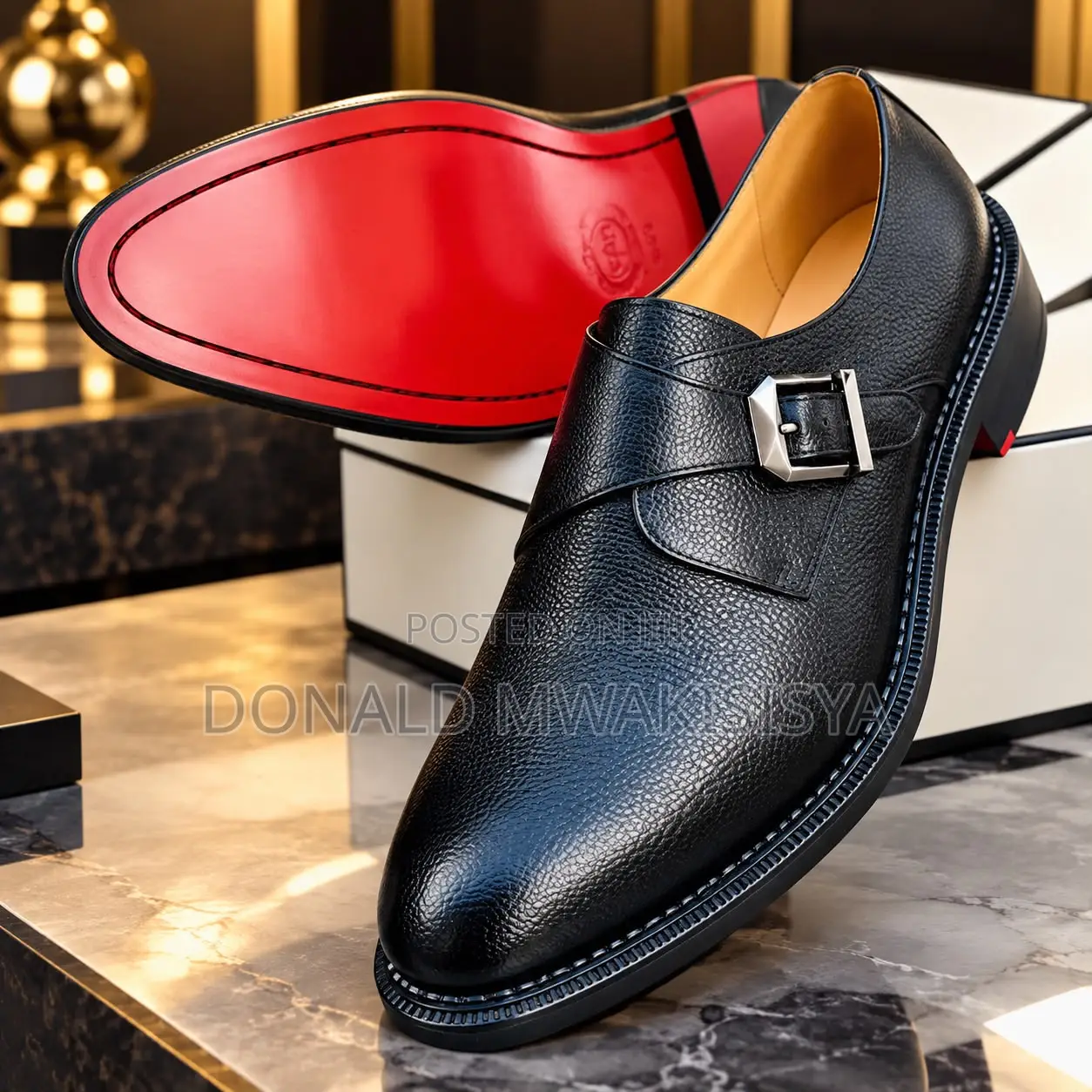 Monk Strap Red Sole Shoes - Boss Edition 2026
