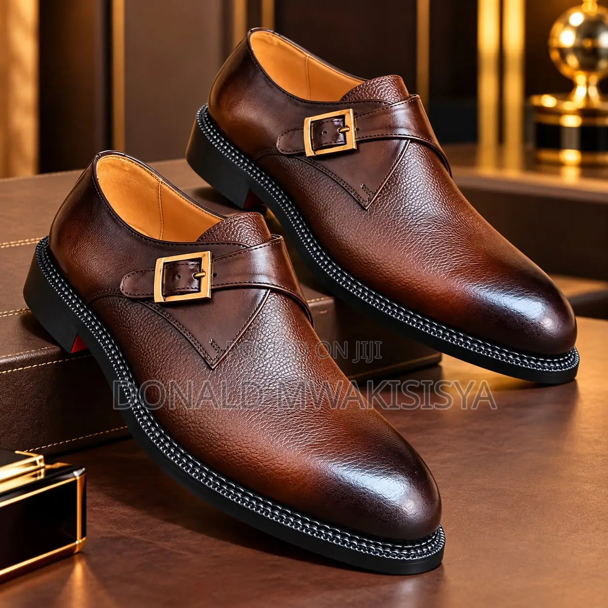Monk Strap Red Sole Shoes - Boss Edition 2026