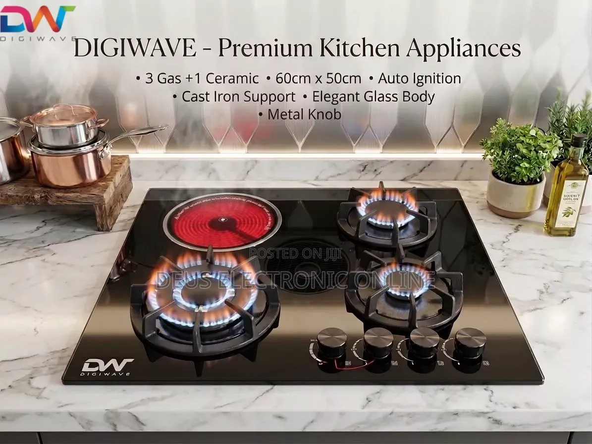 *DIGIWAVE 3Gas + 1Ceramic Plate Glass Body at 285,000