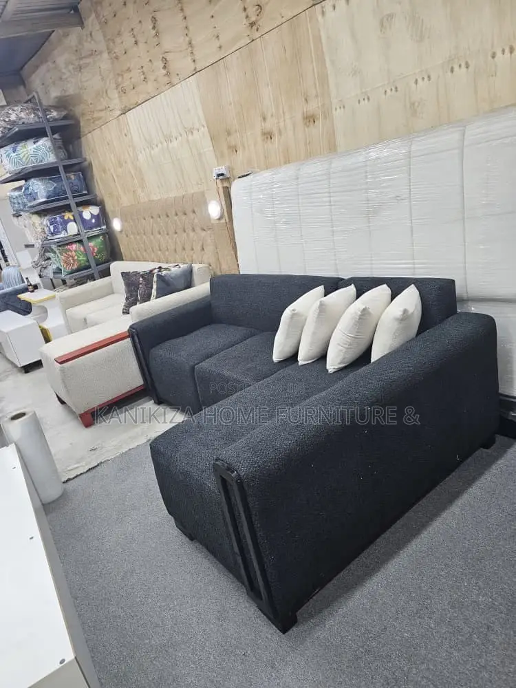Simple L Shaped Sofa Ya Watu Wanne