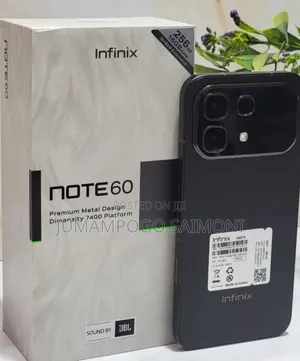 New Infinix Note 60 Pro 256 GB Black