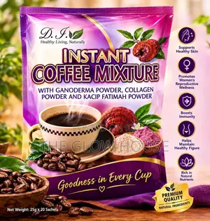 Instant Coffee Moxture With Ganoderma,kacip and Collagen Powder
