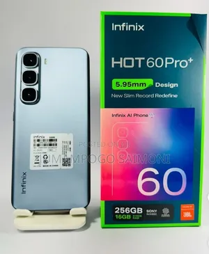 New Infinix Hot 60 Pro+ 256 GB Black