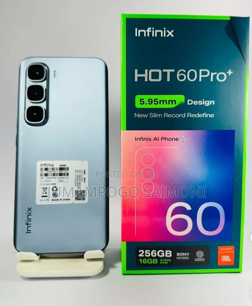 New Infinix Hot 60 Pro+ 256 GB Black