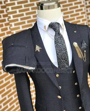 Men's Slim-Fit 3-Piece Wedding Office Suit