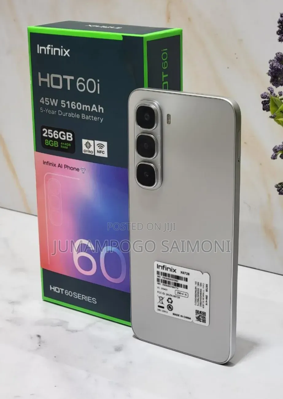 New Infinix Hot 60 Pro+ 256 GB White