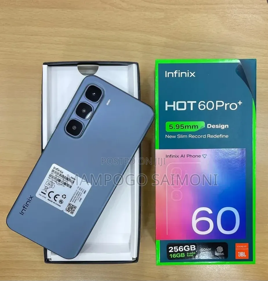 New Infinix Hot 60 Pro+ 256 GB Black