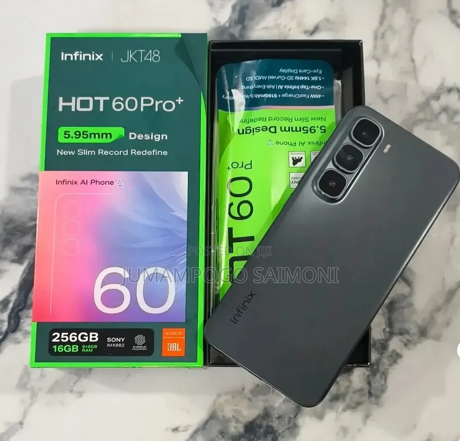 New Infinix Hot 60 Pro+ 256 GB Black