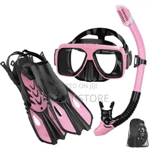 Adult Snorkeling Gear Set (Mask, Fins Snorkel) - Size S-Xl