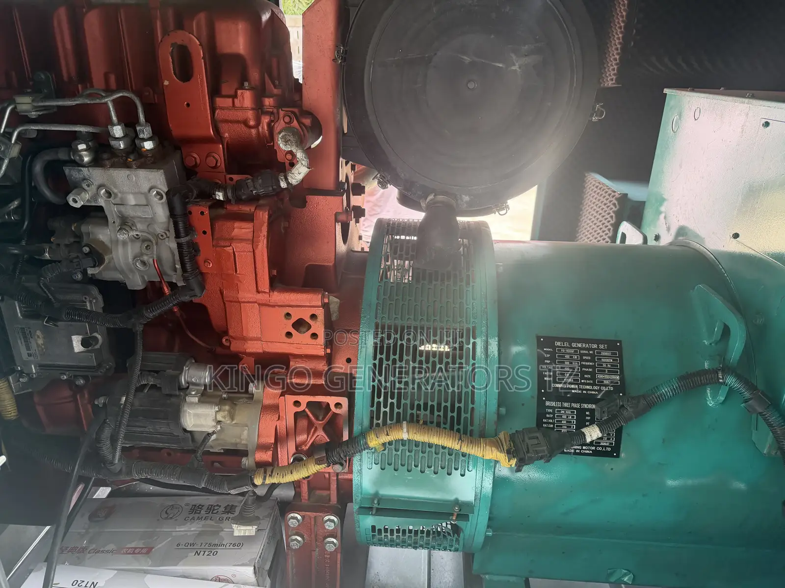 Generator Yuchai 500kva